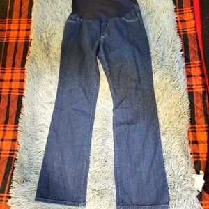 LIZ LANGE Denim Boot Cut Maternity Jeans